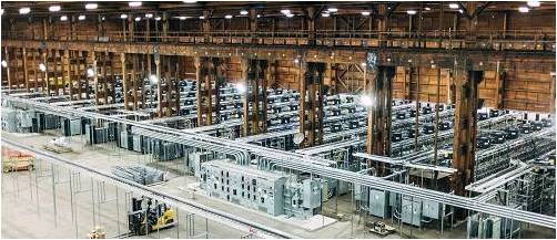 Mining farm with enhanced power supply
