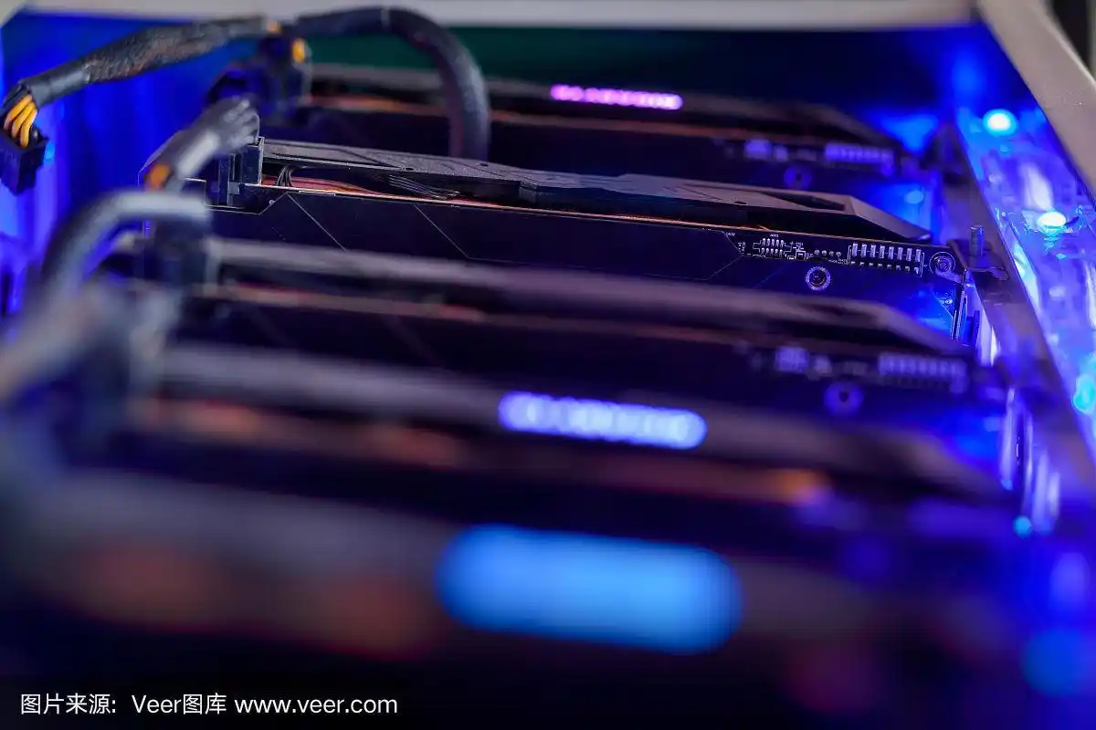A modern mining rig showcasing upgraded components for enhanced performance